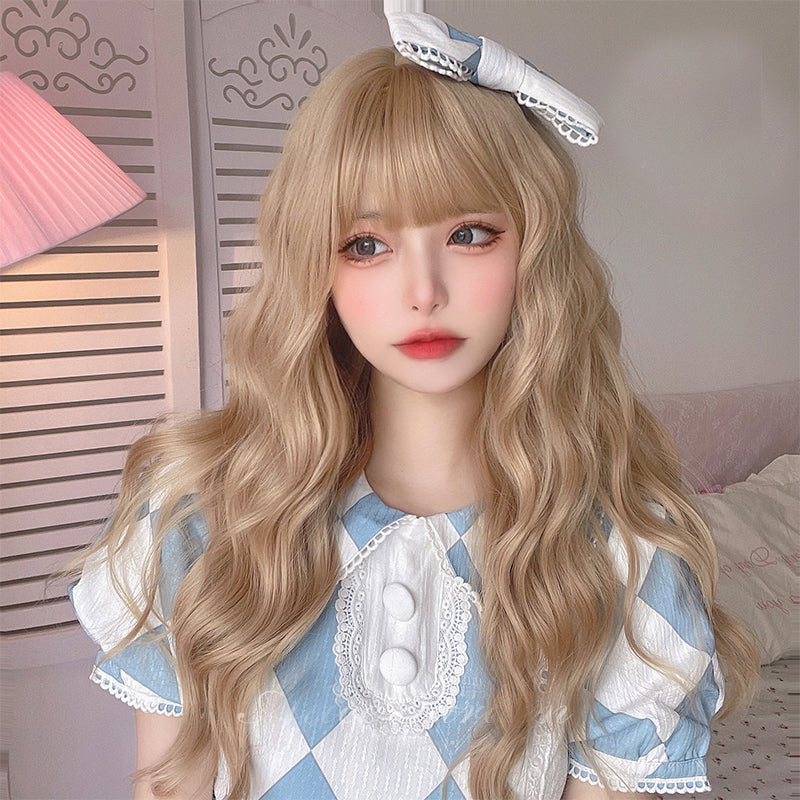 Nibimi Lolita Harajuku long curly JK wig NM2854