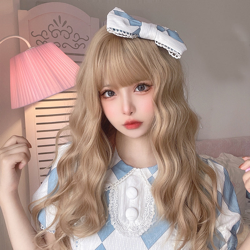 Nibimi Lolita Harajuku long curly JK wig NM2854