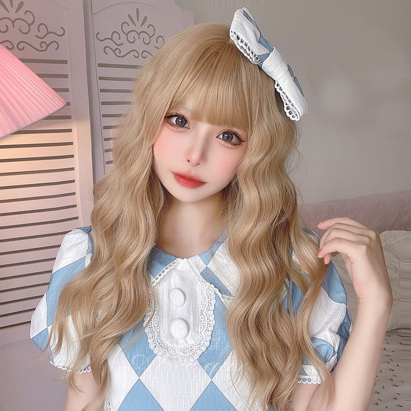 Nibimi Lolita Harajuku long curly JK wig NM2854