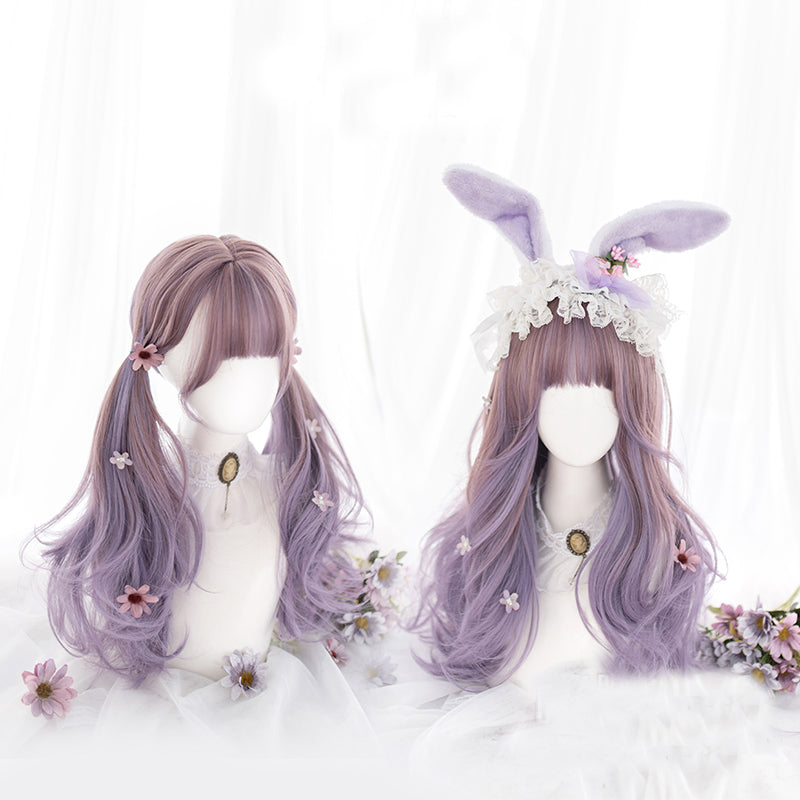 Nibimi Lolita JK gradient long curly wig NM2994